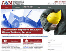 Tablet Screenshot of amengineeringservices.com